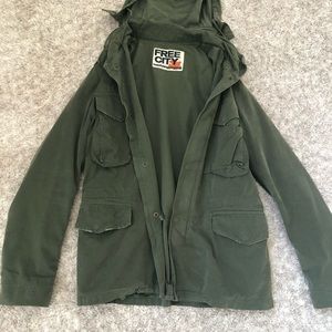 Unisex Army Military Jacket by Free City